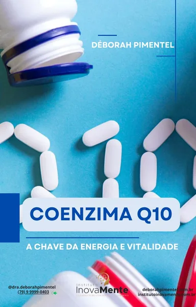 Capa do e-book Coenzima Q10 — Dra. Déborah Pimentel