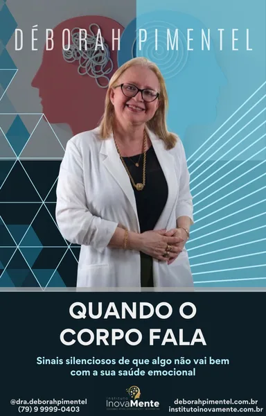 Capa do e-book Quando o Corpo Fala — Dra. Déborah Pimentel