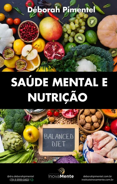 Capa do e-book Saúde Mental e Nutrição — Dra. Déborah Pimentel